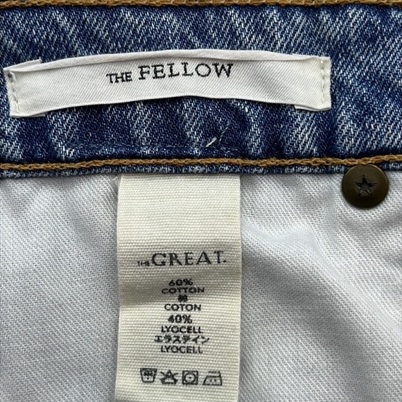 The Great The Fellow Straight Leg High Rise Size 28 - Picture 9 of 16